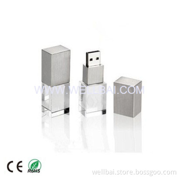 New Model of Crystal USB Flash Drive for Promotional Gift
